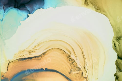 Preview: Ink, Paint, Abstract. Closeup Of The Painting. Colorful Abstract Painting Background