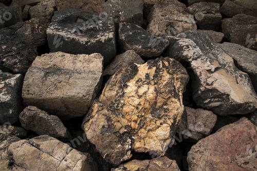 Preview: Cobblestones Texture. Nature Background. Photo