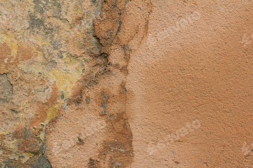 Preview: Old Red Wall Background. Grunge Texture