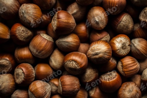 Preview: Hazelnut Background. Photo