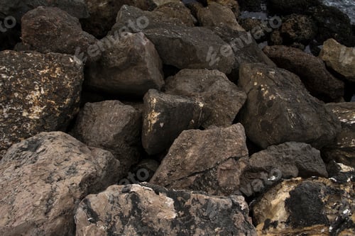 Preview: Cobblestones Texture. Nature Background. Photo
