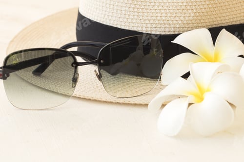 Preview: Accessories Fashion Lifestyle Woman On Summer Relax On White