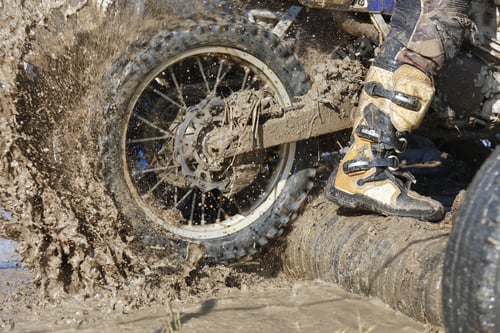 Preview: Enduro Wheel In Muddy Track