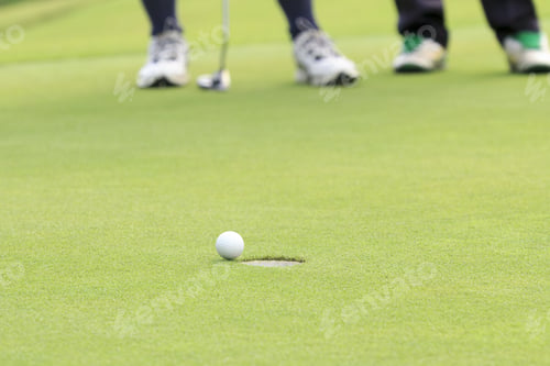Preview: Golf Ball On The Edge Of Hole