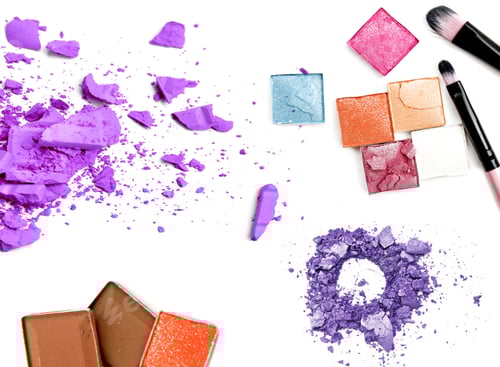 Preview: Make-Up Brush With Colorful Crushed Eyeshadows