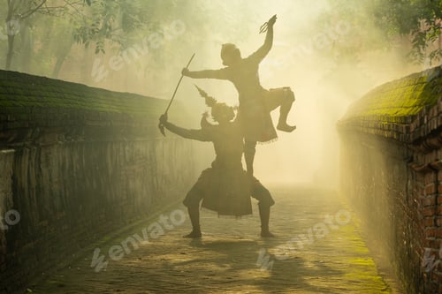 Preview: The Battle Between The Evil And The Good Through The Show Is A National Art Of Thailand Named