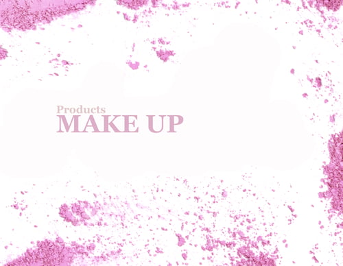 Preview: Pink Color Makeup Powder Frame