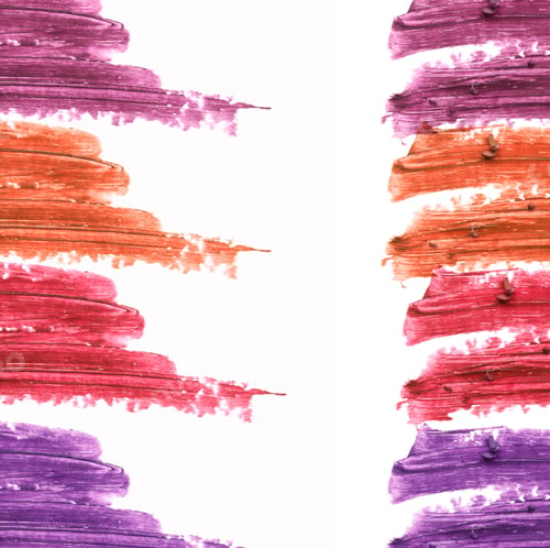 Preview: Lipstick Smeared Frame On White