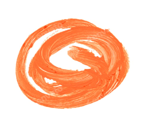 Preview: Orange Color Lipstick Stroke On White For Background