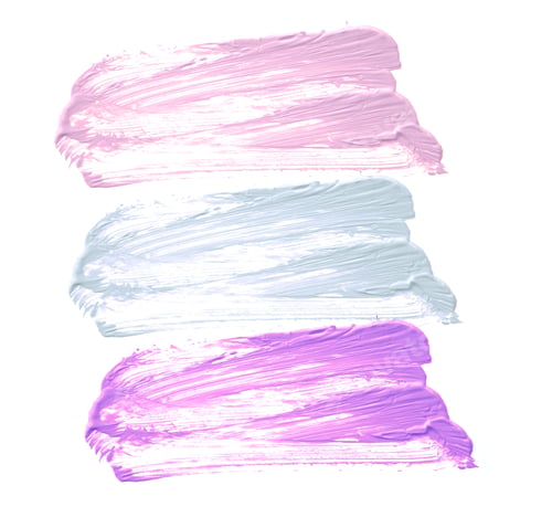 Preview: Collection Of Smudged Make Up Color Isolated On White