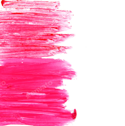 Preview: Pink And Red Lipstick On White Background