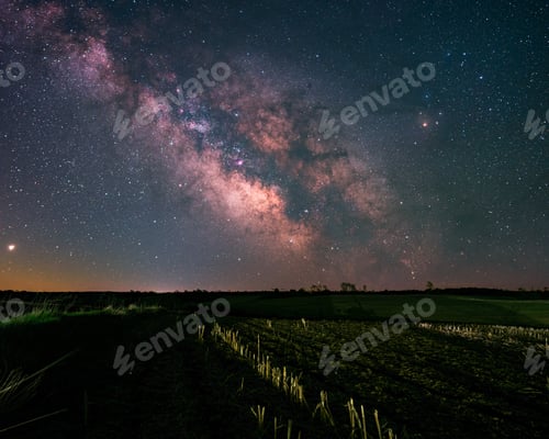 Preview: The Milky Way Over The Fields