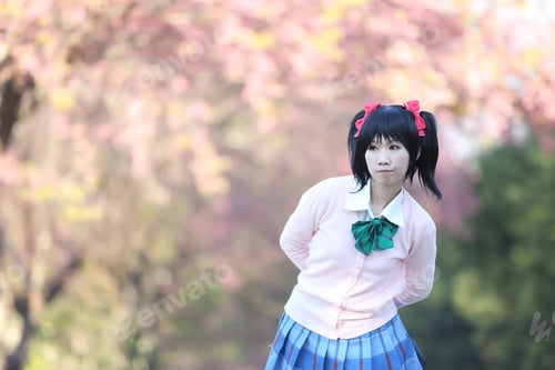 Preview: Asian Schoolgirl With Nature