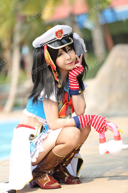 Preview: Portrait Of Japan Anime Cosplay Girl In Pool