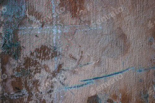 Preview: An Old Grunge Wall Texture With Blue And White Paint