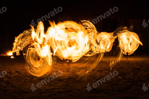 Preview: Man Fire Show On The Beach ,Koh Kood ( Kood Island ) Thailand