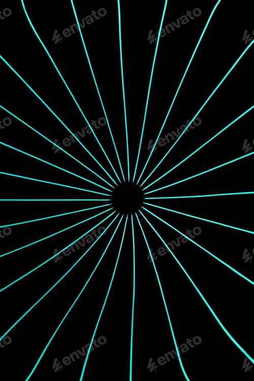 Preview: A Vertical Shot Of Light Blue Neon Lights On A Black Background