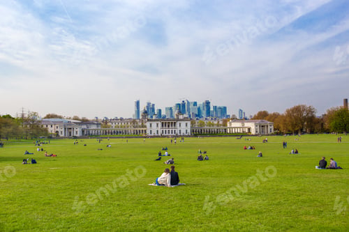 Preview: Unidentified Multi-Ethnic Group Of People In The Park In Summer.