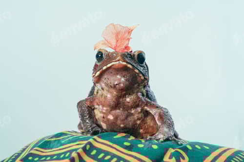 Preview: A Closeup Shot Of A Smooth-Sided Toad
