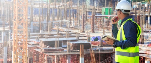 Preview: Engineers Building Blocks And High-Rise Buildings
