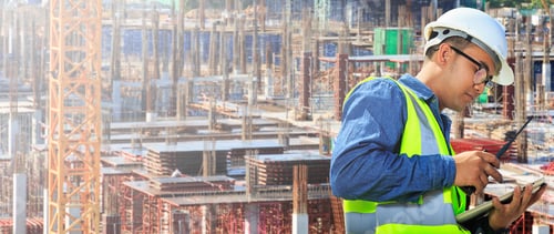 Preview: Engineers Building Blocks And High-Rise Buildings
