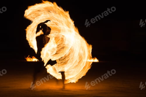 Preview: Man Fire Show On The Beach ,Koh Kood ( Kood Island ) Thailand