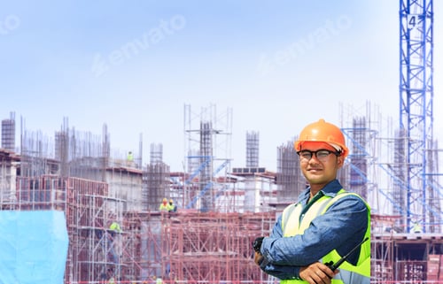 Preview: Engineers Are Working On The Construction Site.