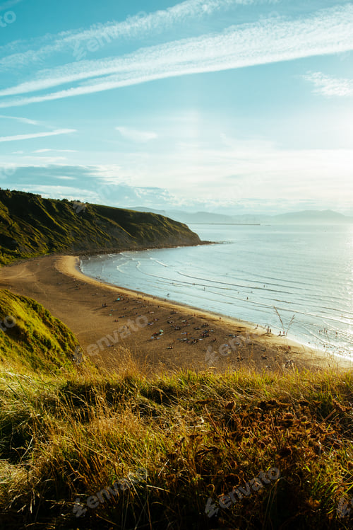 Preview: An Amazing Shot Of A Beautiful Coastline In Basque Country, Spain