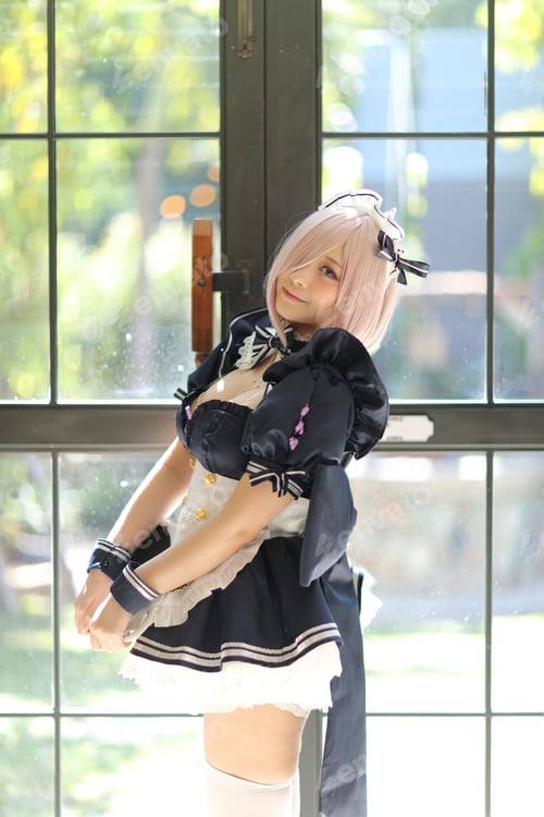 Preview: Japan Anime Cosplay Portrait Of Girl With Comic Maid Costume