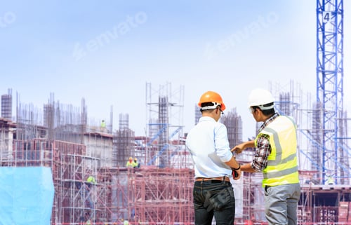 Preview: Engineers Are Working On The Construction Site.