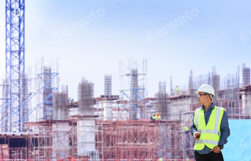 Preview: Engineers Are Working On The Construction Site.