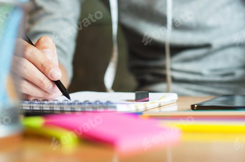 Preview: Fashion Designer Stylish Drawing At A Studio