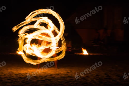 Preview: Man Fire Show On The Beach ,Koh Kood ( Kood Island ) Thailand