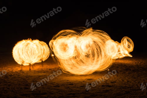Preview: Man Fire Show On The Beach ,Koh Kood ( Kood Island ) Thailand