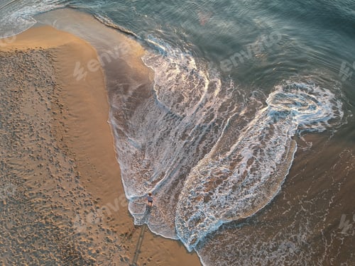 Preview: An Aerial View Of A Tropical Tranquil Beach - Paradise Found