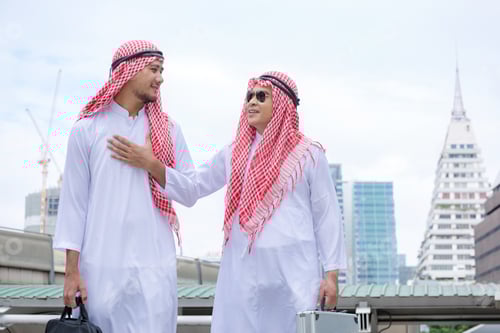 Preview: Arab Business Discuss About Work.