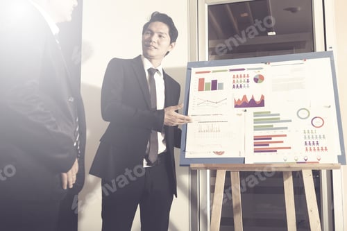 Preview: Business Teamwork Discussing Ideas And Planning For Business Negotiation