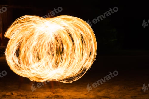 Preview: Man Fire Show On The Beach ,Koh Kood ( Kood Island ) Thailand