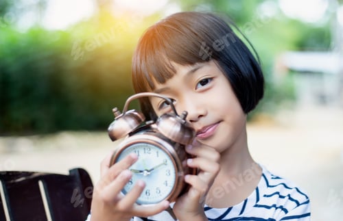 Preview: Cute Girl Having Fun In Children Playground
