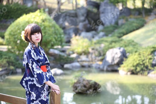 Preview: The Girl With Japanese Yukata
