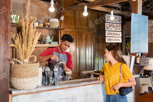 Preview: Customers See Firsthand How The Drink Is Made By Men