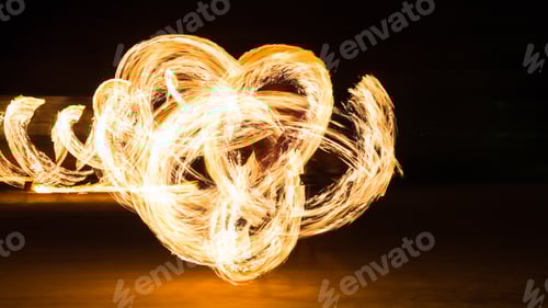 Preview: Man Fire Show On The Beach ,Koh Kood ( Kood Island ) Thailand