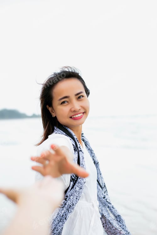 Preview: Beautiful Close Up Portrait Of Smiling