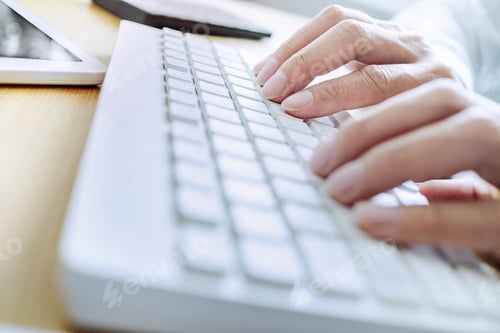 Preview: Close Up Of Male Business Working In Office.