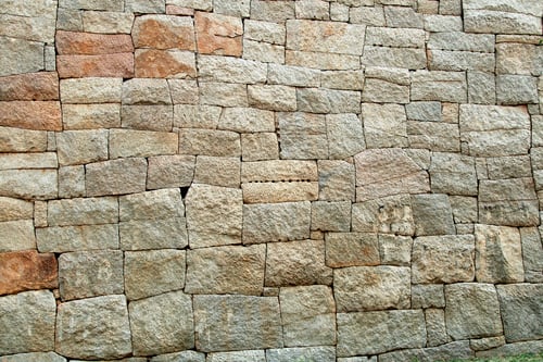 Preview: A Pattern Of Stone Wall Built With Dressed Slabs