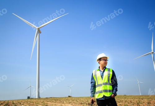 Preview: Engineers Are Checking Wind Turbines.