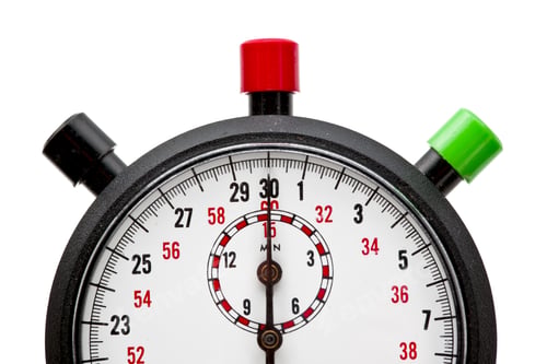 Preview: Stop Watch Isolated On White Background