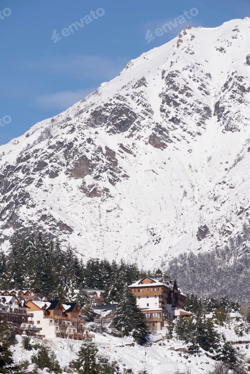 Preview: View Of The Ski Center And Its Mountain Village. Cerro Catedral, San Carlos De Bariloche