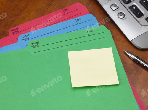 Preview: Business Desk And Stationary Background