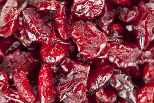 Preview: Macro Image Of A Bunch Of Red Dried Cranberries